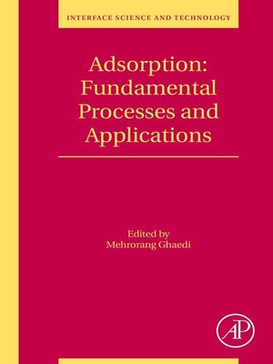 cover image of Adsorption